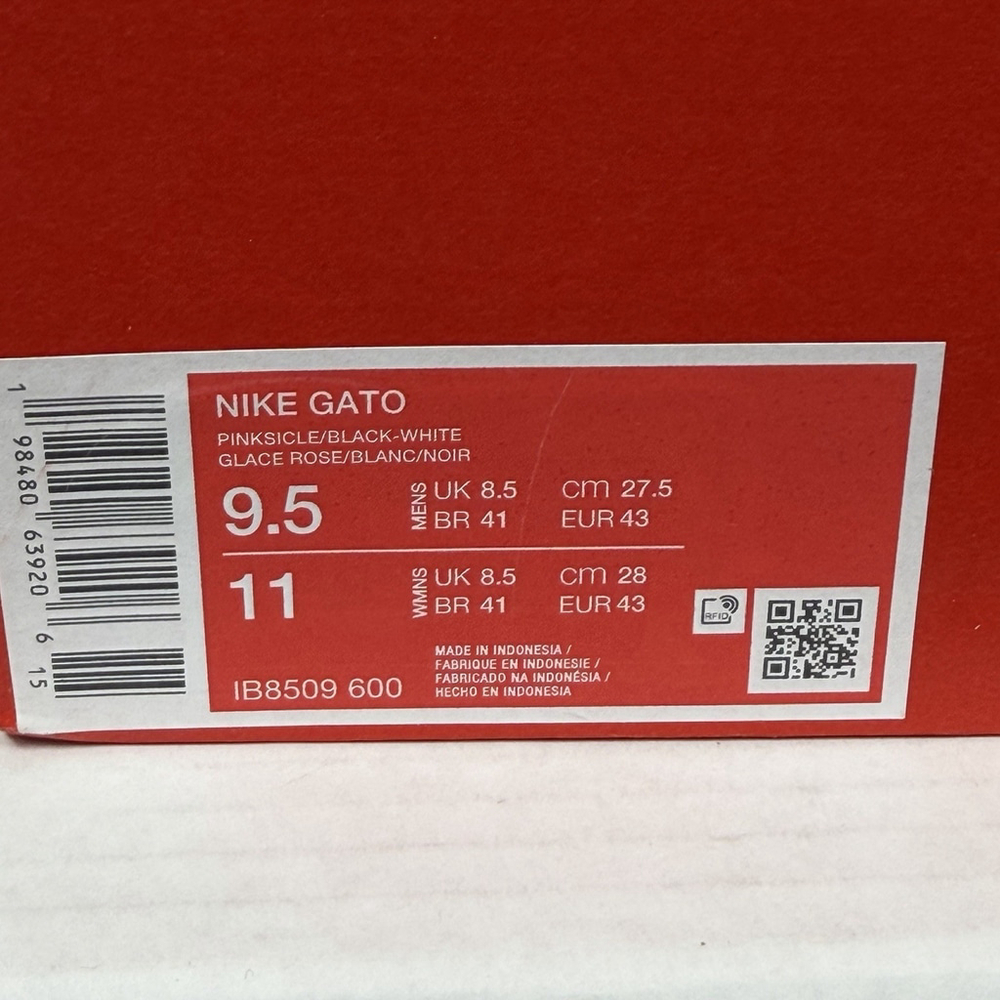 Nike Gato Indoor Soccer Pink Pinkcicle & Black Men’s Size 9.5 - Picture 9 of 10